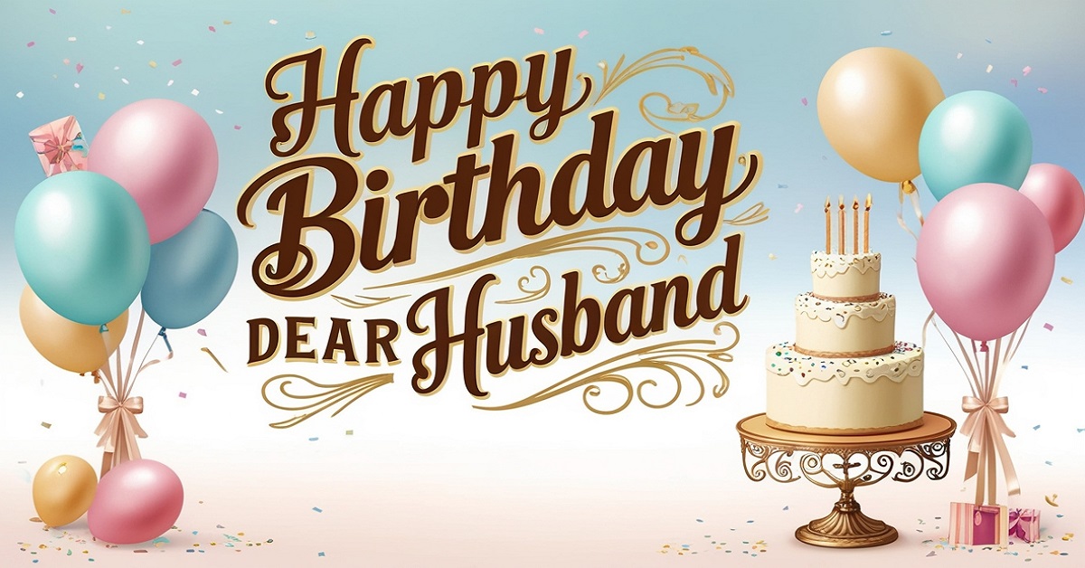 Happy Birthday Wishes for a Husband