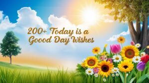 200+ Today is a Good Day Wishes