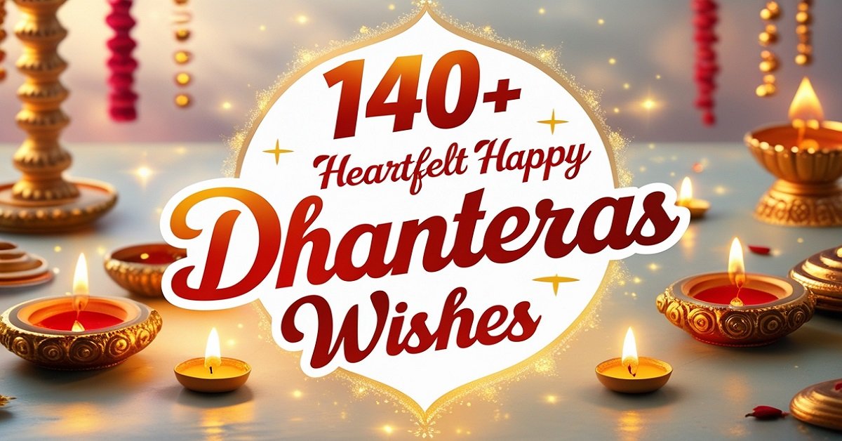 140+ Heartfelt Happy Dhanteras Wishes