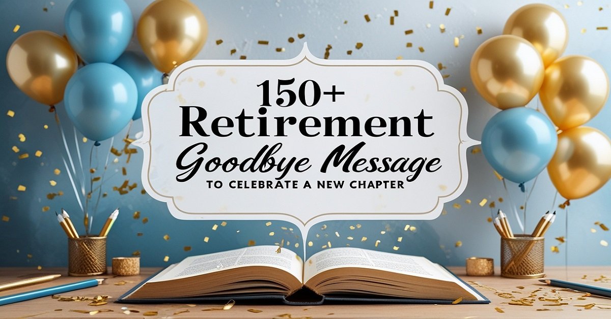 150+ Retirement Goodbye Message to Celebrate a New Chapter