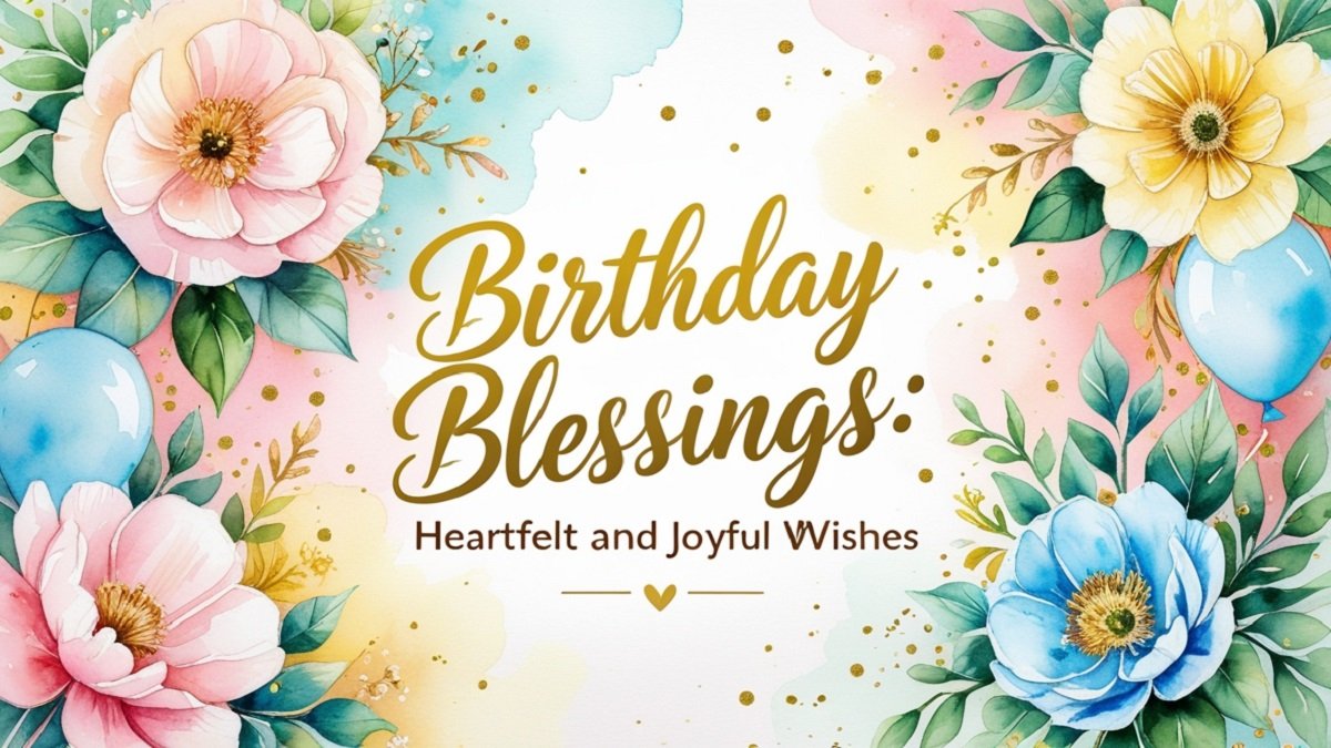 Birthday Blessings Heartfelt and Joyful Wishes