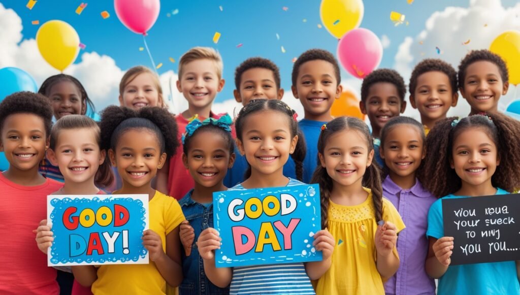Good Day Messages for Kids 2