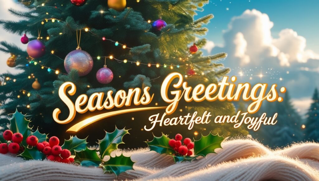 Seasons Greetings Wishes Heartfelt and Joyful 1