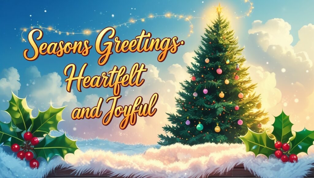 Seasons Greetings Wishes Heartfelt and Joyful 2