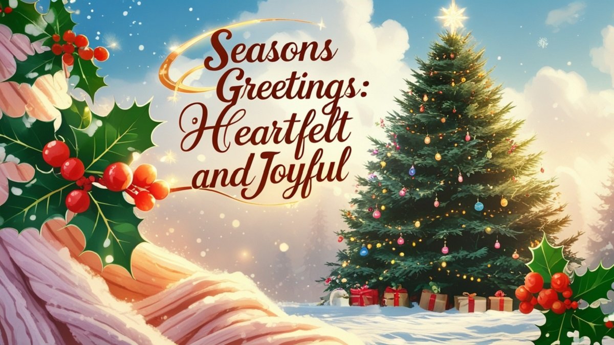 Seasons Greetings Wishes Heartfelt and Joyful
