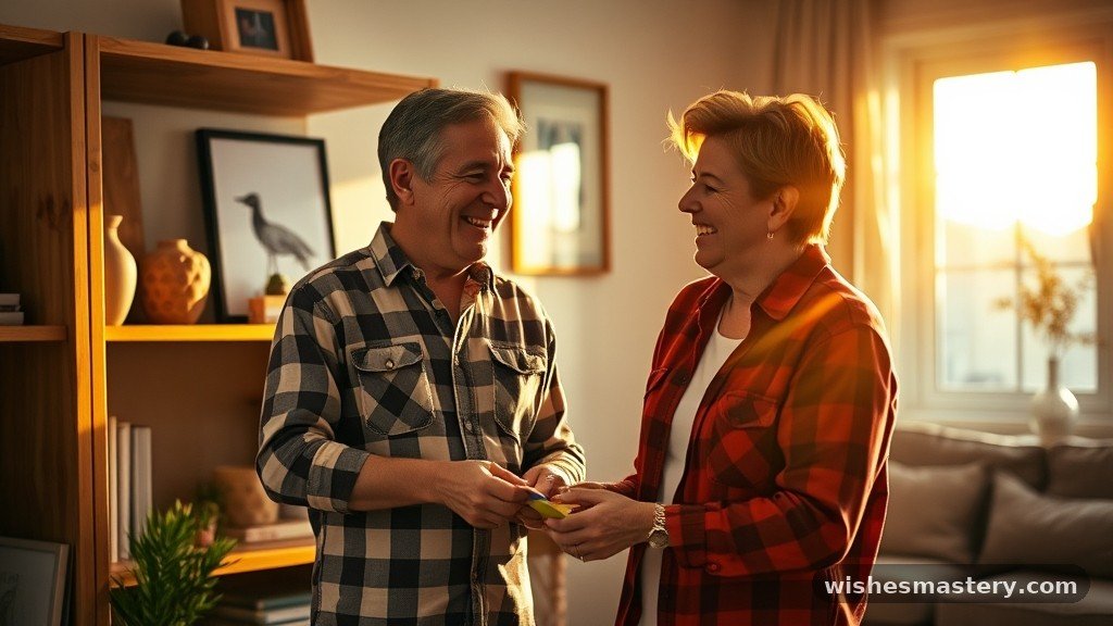 Sweet 15th anniversary wishes for couple focusing on shared home life