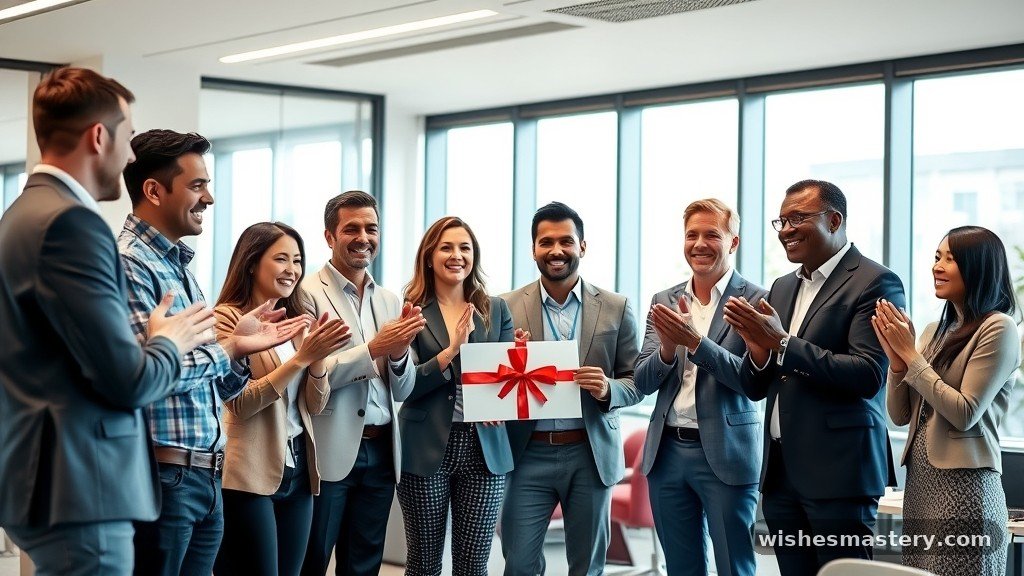 Professional best work anniversary messages for a manager