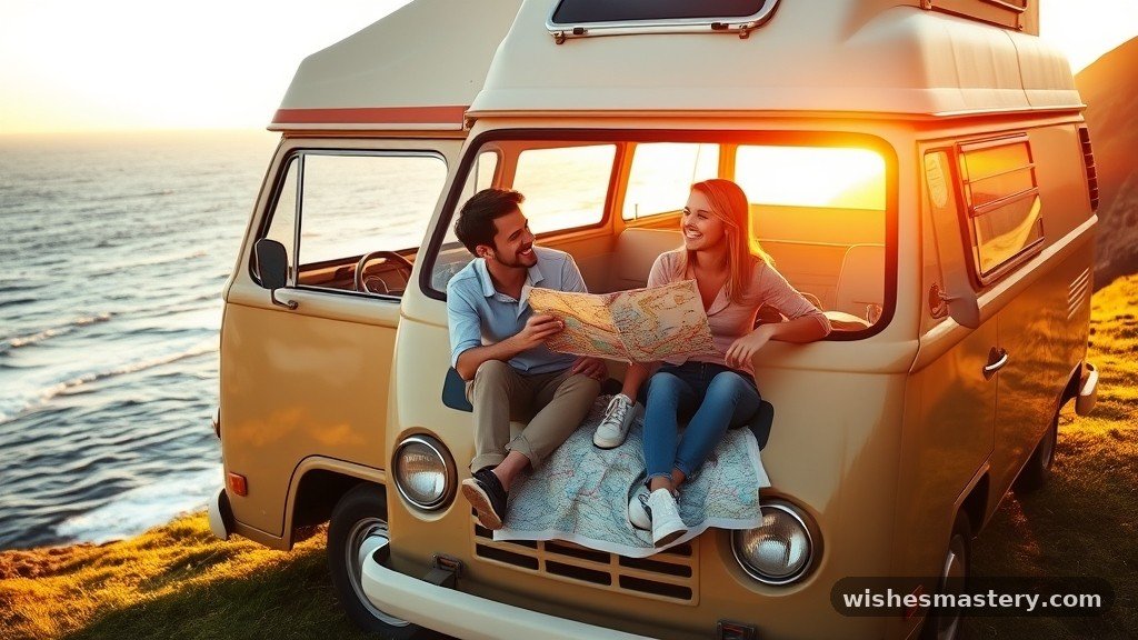 Modern Happy Anniversary Wishes About Travel and Adventure