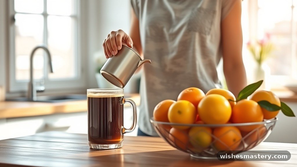 Clever wellness wishes featuring kitchen and coffee metaphors