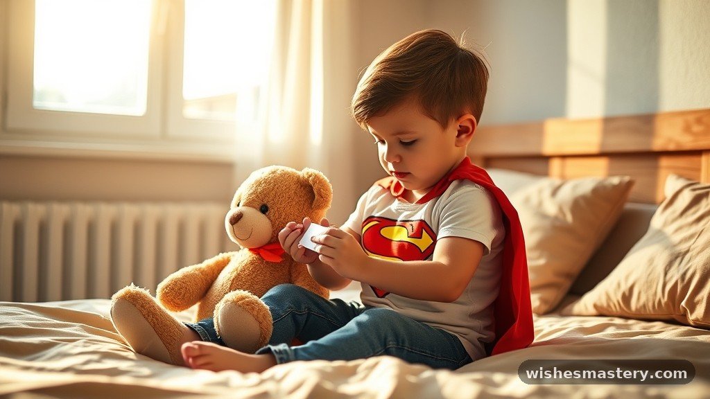 Cute wellness wishes for kids